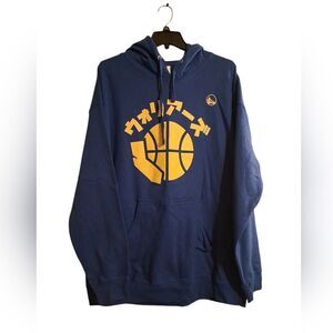 Japanese Vintage Style  Golden State Warriors Pullover Hoodie Mens XL